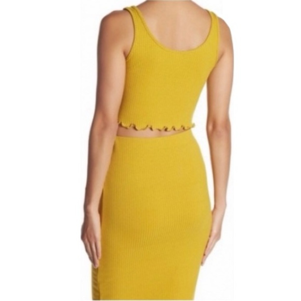 GOOD LUCK GEM 💛 Ribbed Lettuce Edge Skirt - Picture 4 of 14